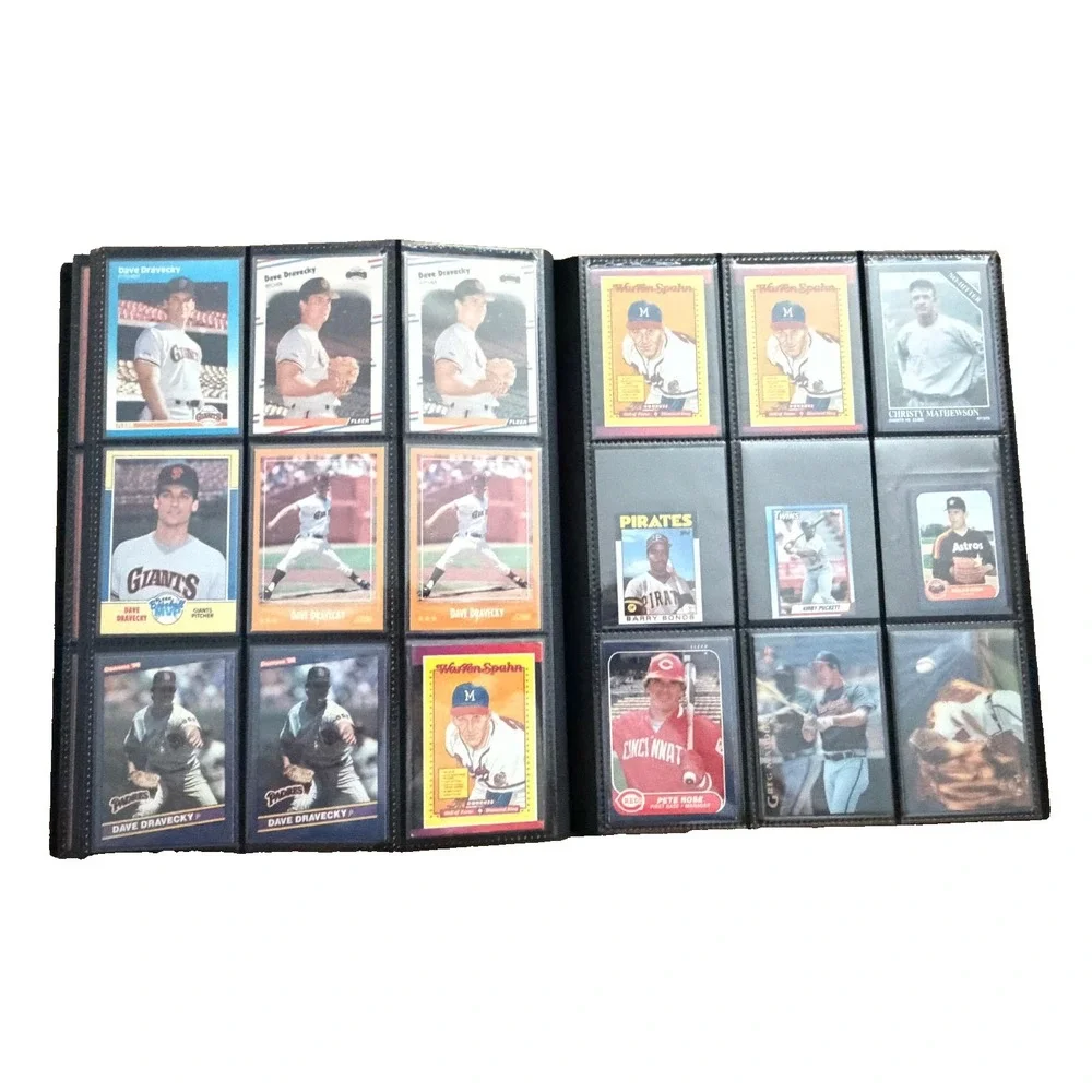 Nolan Ryan Baseball Card Lot Canseco McGwire Binder 80s 90s 360 Cards
